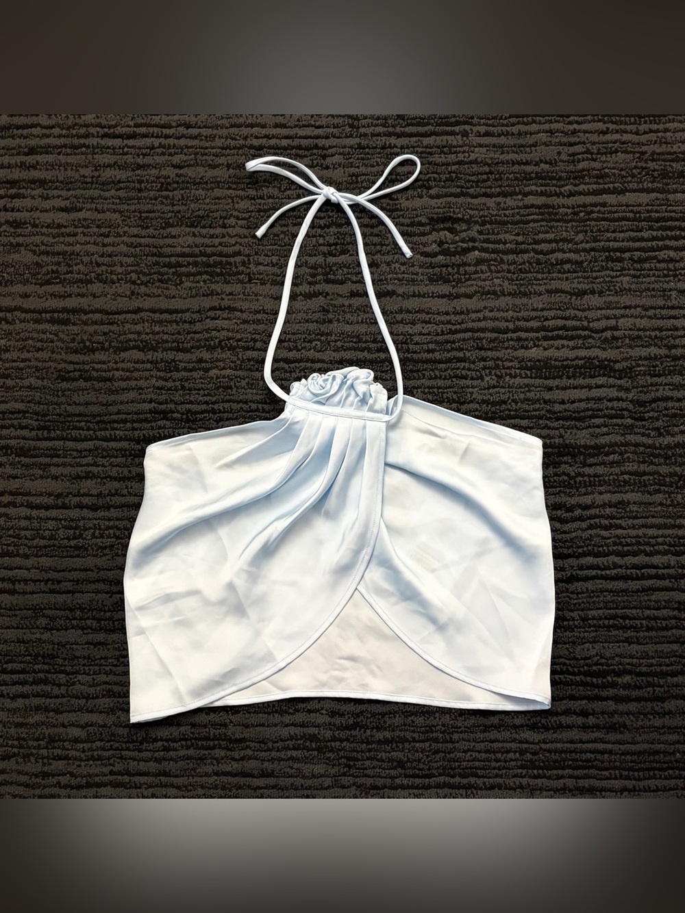 NWT Hello Molly Oceanitte Satin Halter Top